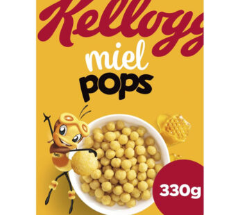 KELLOGG’S Miel Pops – Céréales de maïs soufflés au miel 330 g