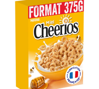 NESTLE Cheerios – Céréales de maïs soufflés au miel 375 g